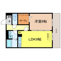 瀬田メディエートプラザD棟の物件間取画像